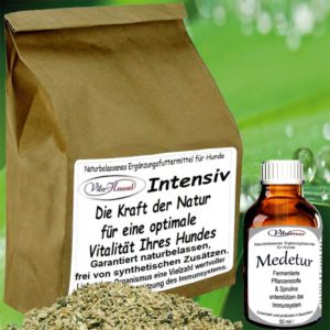 Medetur & Vitacat Intensiv mit Heilpflanzen Hintergrund